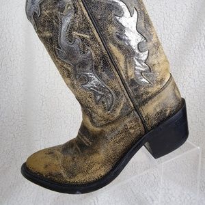 Old West Women's Western Leather Upper Boots CCY81